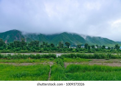 Tumen River Wetland Landscape In Jilin Province