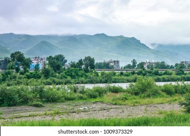 Tumen River Wetland Landscape In Jilin Province