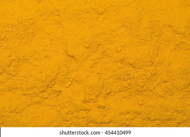 Tumeric - Curcuma Spice Texture As Background