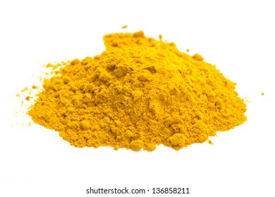 Tumeric Macro Studio Shoot Isolated