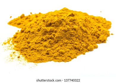 Tumeric Macro Studio Shoot Isolated