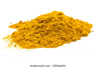 Tumeric Macro Studio Shoot Isolated