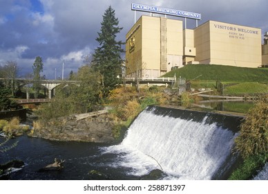 Tumwater Falls Park, OR, Home Of Olympia Beer Brewing Company