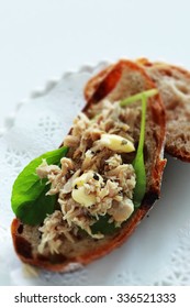Tuna Fish And Mayonnaise Sandwich