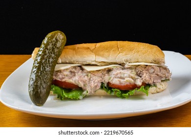 Tuna Fish Salad Sub  Served With A Pickle