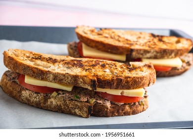 Tuna Melt Plant Based Sourdough Sandwich