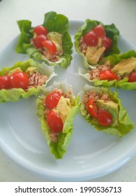 Tuna Salad On Lettuce Wrap