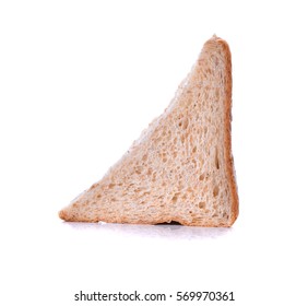 Tuna Sandwich whole wheat bread on white background
