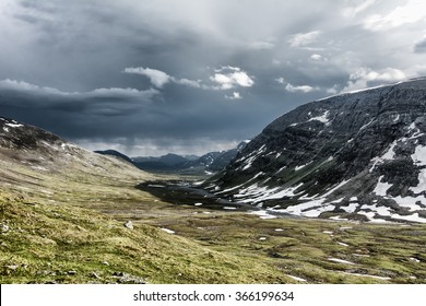 Tundra Landscape In Northern Lapland, Sweden