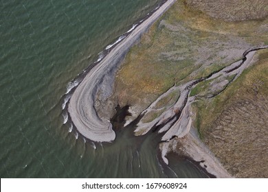 Tundra Landscape In Summer, Taymyr Peninsula, Aerial View
