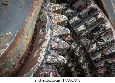 Tungsten Carbide Inserts  Of An Old Mining Bore Unit