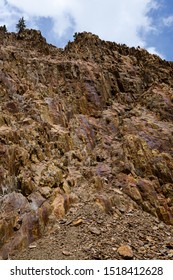 Tungsten In The Mountains, Near A Mining Site In The Sierra Nevada Mountains.