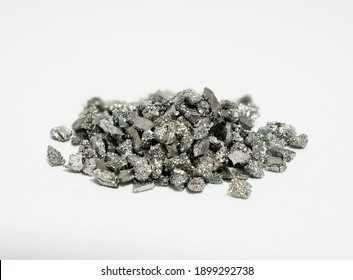 Tungsten (Wolfram) Metal Pieces Close Up