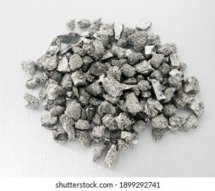 Tungsten (Wolfram) Metal Pieces Close Up