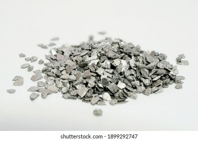 Tungsten (Wolfram) Metal Pieces Close Up