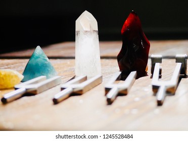 Tuning Forks With Crystals