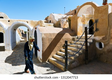 Tunisia. 06/23/2014. Ksar Hadada Or Ksar Haddada Where In 1997, George Lucas And His Team Shot A Part Of Star Wars Episode I, The Phantom Menace