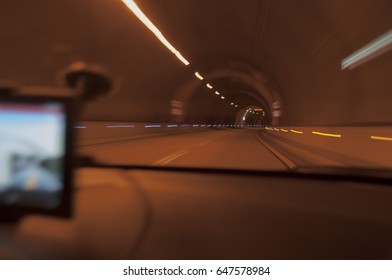The tunnel inside mountain