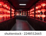 tunnel, night, holiday, celebration, chinese culture, tradition, chinese lantern, traditional, chinatown, new year, culture, china town, chinese new year, festival, asia, red, china, chinese, lantern