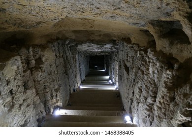 Tunnel In Serapeum Of Alexandria, Alexandria City, Egypt