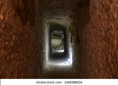 Tunnel In Serapeum Of Alexandria, Alexandria City, Egypt