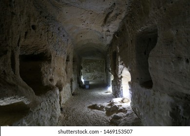 Tunnel In Serapeum Of Alexandria, Alexandria City, Egypt