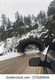 Tunnel In South Dakota During Winter
