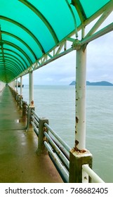 Tunnel walk to dock