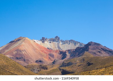 Tunupa Volcano Chatahuana Viewpoint Salar De Stock Photo 1169340958 ...