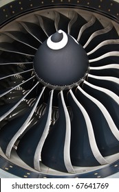 Turbine Blades Of An Aircraft Jet Engine