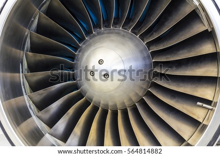 Turbine Blades of an Airplane Jet Engine I