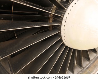 Turbine Blades Jet Engine Aircraft Detail Stock Photo Shutterstock