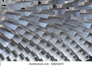 Turbine Blades Texture Background