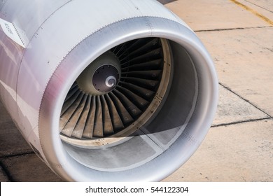 Turbine Engine Of Airplane