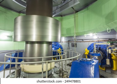 Turbine In Hydroelectric Power Plant, Africa