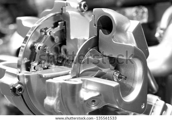 Turbo Charger Structure Stock Photo (Edit Now) 135561533