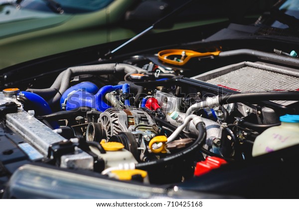 Turbo engine, very powerful\
car\
