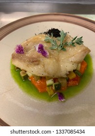 Turbot Fillet With Ratatouille