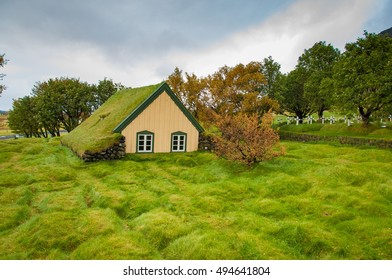 Turf Church Hof Iceland Stock Photo 494641804 | Shutterstock