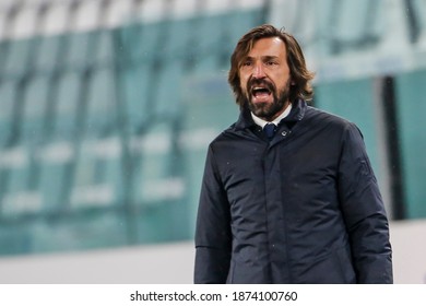 Turin, Italy. 05 December 2020. Italian Serie A Football Championship. Juventus VS Torino 2-1. Andrea Pirlo, Coach Juventus.