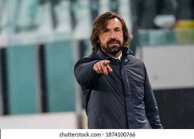 Turin, Italy. 05 December 2020. Italian Serie A Football Championship. Juventus VS Torino 2-1. Andrea Pirlo, Coach Juventus.