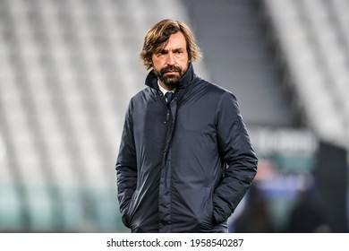 Turin, Italy. 06 February 2021. Italian SerieA Football Championship. Juventus VS Roma 2-0. Andrea Pirlo, Coach Juventus.