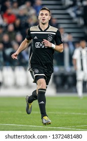 Turin, Italy. 16 April 2019. UEFA Champions League, Juventus Vs Ajax 1-2. Dusan Tadic, Ajax.