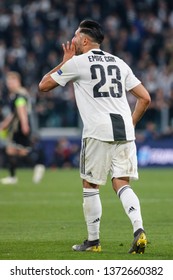 Turin, Italy. 16 April 2019. UEFA Champions League, Juventus Vs Ajax 1-2. Emre Can, Juventus.