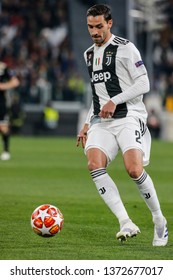 Turin, Italy. 16 April 2019. UEFA Champions League, Juventus Vs Ajax 1-2. Mattia De Sciglio, Juventus.