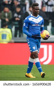 Turin, Italy. 16/02/2020. Italian Serie A Soccer Championship. Juventus Vs Brescia 2-0. Mario Balotelli, Brescia.