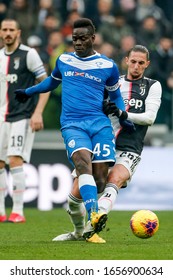 Turin, Italy. 16/02/2020. Italian Serie A Soccer Championship. Juventus Vs Brescia 2-0. Mario Balotelli, Brescia.