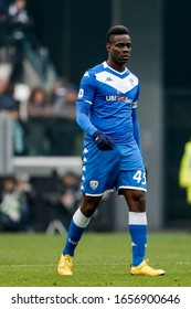 Turin, Italy. 16/02/2020. Italian Serie A Soccer Championship. Juventus Vs Brescia 2-0. Mario Balotelli, Brescia.