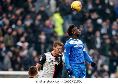 Turin, Italy. 16/02/2020. Italian Serie A Soccer Championship. Juventus Vs Brescia 2-0. Mario Balotelli, Brescia.