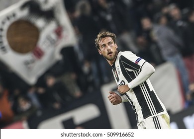 Turin, Italy, 2 November 2016. UEFA Champions League, Juventus Vs Lyon 1-1.
Claudio Marchisio, Juventus